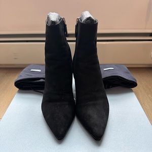 Prada - Ankle Suede Boots